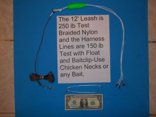   Float Bait Clip For All 18 2 Ring Crab Trap Nets  Made In Texas