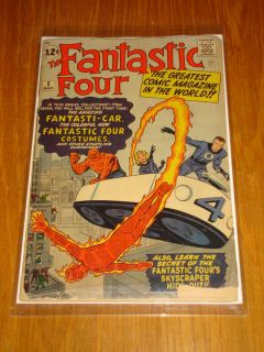  FOUR #3 G+ (2.5) ORIGIN 1ST COSTUMES MARCH 1962 KIRBY MARVEL