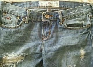 Girls Hollister Distressed Jeans Size 3 Short