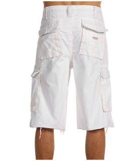 NWOT True Religion Isaac Cargo Short White Mens Size 34 Shorts $154