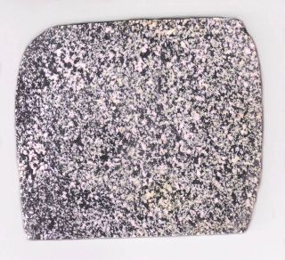 Unpolished pink & gray (granite?) slice/slab rock/stone *T1 45
