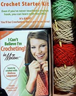 Cant Believe Im Crocheting Crochet Starter Kit w/ DVD
