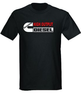 cummins high output diesel power t shirt black or white dodge truck 