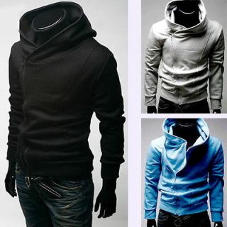   Slim Designed Focus Coats Zipper Long Sleeve Hoodies Sweater Jacket