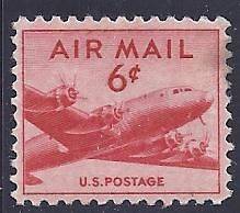 C39 6 CENT DC4 SKYMASTER 1949 AIRMAIL MNH OG