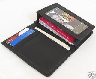 Deluxe Credit Card Wallet Expandable Business Card Case Leather 
