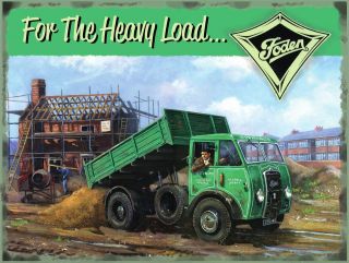 Foden Truck, Lorry, Wagon, Tipper, Classic/Vintag​e Small Metal/Tin 