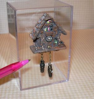 Miniature Reutter Black Forest Cuckoo Clock DOLLHOUSE Miniatures 1 
