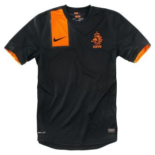 Nike Netherlands Holland Away Jersey 2012 13 Soccer Black/Orange 