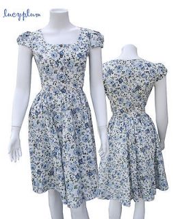 Vintage Retro Rockabilly 50s pastoral style pinup dress Skirt party 