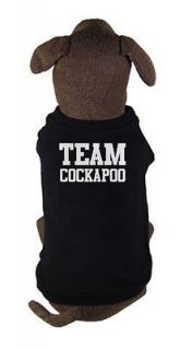 TEAM COCKAPOO   dog and puppy t shirt   pet clothing   all sizes