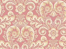 pink damask fabric in Fabric