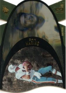 Dan Marino SPx 1997 Die Cut with hologram Picture #SPX4
