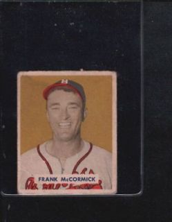 1949 Bowman #239 Frank McCormick G/VG C74861