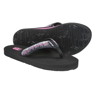 Teva Mush II Thong Sandals Flip Flops Summer Madness Women NWT Size 7 