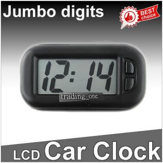 LCD Digital Car Dashboard Desk Clock Date Time automotive electronic 