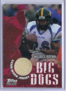 2004 TOPPS DRAFT PICKS & PROSPECTS BIG DOGS MAURICE BROWN JERSEY