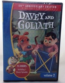 50th Anniversary Davey and Goliath Volume 2 Brand New DVD 6 Classic 