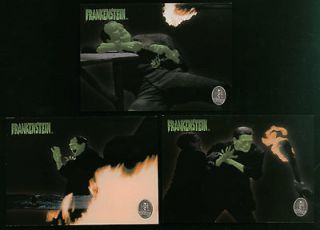 FRANKENSTEIN (Artbox/2006) Complete GLOW IN THE DARK Box Topper Card 