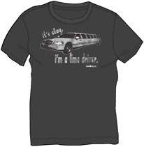 New Authentic David & Goliath Its OK Im A Limo Driver Mens T Shirt