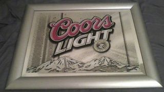 Newly listed Coors Light Mirror Sign    Great Looking