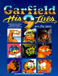 Garfield His Nine Lives by Jim Davis 1984, Paperback