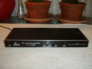DBX 222, Type II Tape Noise Reduction System, Vintage