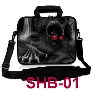 17 17.3 17.4 Skull Laptop Shoulder Bag Case Cover For Dell HP ACER 