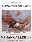 LEONARDO NIERMAN, Original Poster, Exhibition New Orleans, 1979