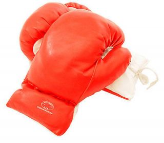 16oz Heavy Duty Pro Leather Red Boxing Gloves MMA Gym Training