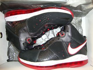 Nike Lebron VIII 8 Solar Red Deion Christmas Xmas Bred