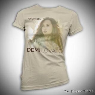 Officially Licensed Demi Lovato Unbroken Album Cover Junior Shirt S XL