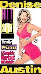 Denise Austin   Hit the Spot Gold Series Totally Firm VHS, 2000
