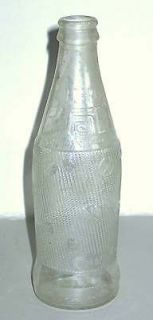 Vintage TAB Clear Glass SODA BOTTLE 10 FL OZ NO DEPOSIT NO REFILL