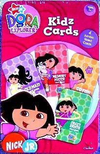 Dora the Explorer Kids Card s in Tin Box SEALED Nick Jr . Includes 4 