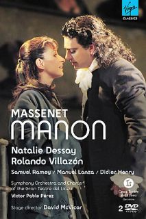 Massenet Manon Pérez, Dessay, Villazón, Ramey DVD, 2008, 2 Disc Set 