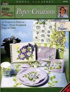 Donna Dewberry One Stroke ~ Paper Creations Instruction Book ~ New