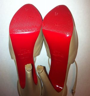 RED GTO ITALIA RUBBER REPLACEMENT SOLES FOR LOUBOUTIN HEELS 1MM SOLE