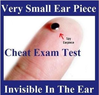 Invisible Mini Spy Earpiece Earphone   Cheat on Exam   Covert Earpiece