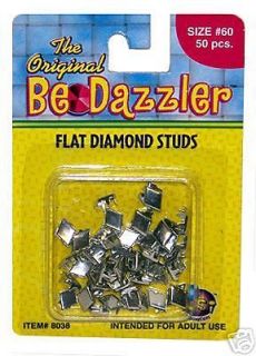 400 Original Bedazzler Flat Diamond Studs Size #60 NIP