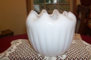 fluted glass bowl