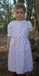 CUSTOM Girl jumper long full modest pink blue pick fabric & size 8 10 