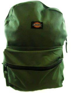 Dickies Olive Green Polyester Student School Travel Backpack w/Padded 