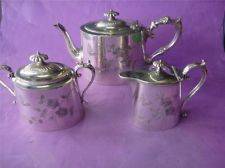   . Silver Tea Set by James Dickson & Sons Sheffield A Saunders C.1900