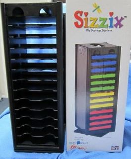 SIZZIX DIE STORAGE SYSTEM TOWER Retired and Very Hard to Find
