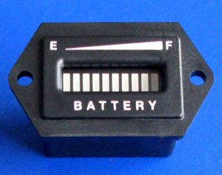 48 Volt Golf Cart Digital LED Battery State of Charge Indicator Meter 