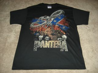 Pantera Kickin Up Dust S, M, L, XL, 2XL Black T Shirt