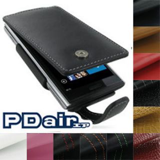 Genuine Leather Case for Dell Venue Pro (Flip F41 Type With Clip) by 