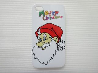 Mobile Cell Phone Hard Case Cover For iphone 4 4S Merry CHristmas 