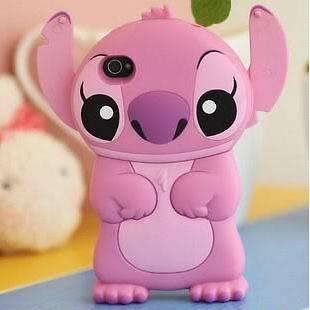 Disney Lilo Stitch Die Cut 3D Case Cover Skin House For iPhone 4 4G 4S 
